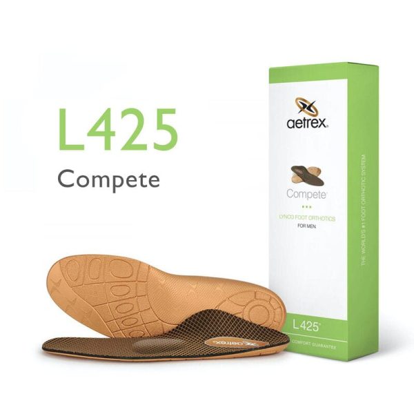 Mens Aetrex Lynco L425 Compete Posted Orthotics With Metatarsal Support ...
